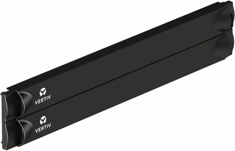 2U 19 Black Plastic Tool Less Airflow Blanking Panel (Qty. 10)