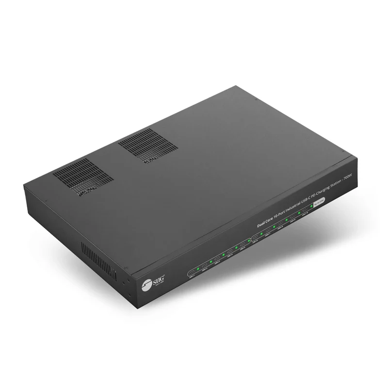 High-Power Output Siig Id-Us0F11-S1 Delivers 700W Total Output Across 10 Usb-C P