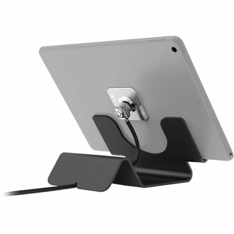 Universal Tablet Lock With Keyed Dual Head Cable Lock Black