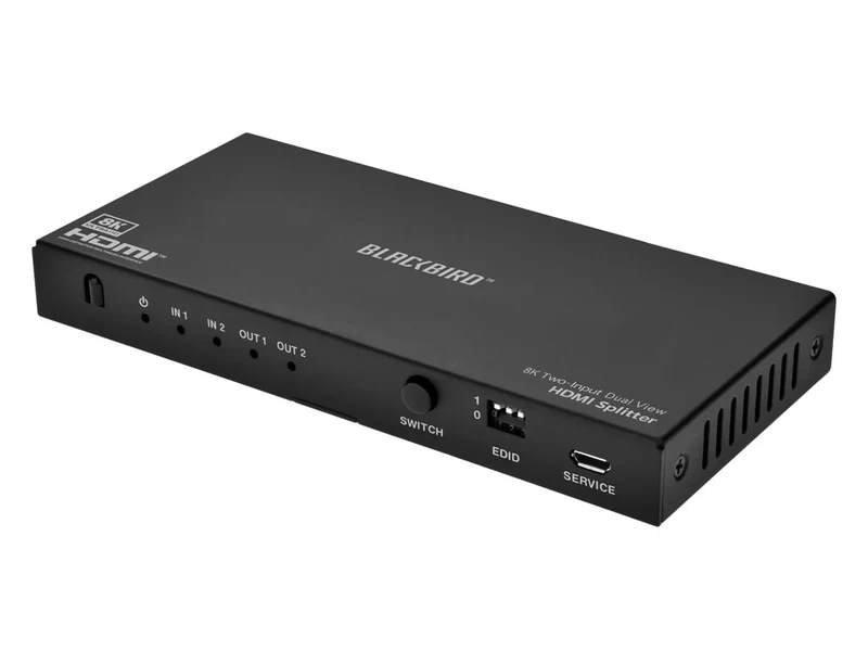 Monoprice Blackbird 8K Dual Function Splitter/Switch (1X2 Splitter Or 2X1 Switch