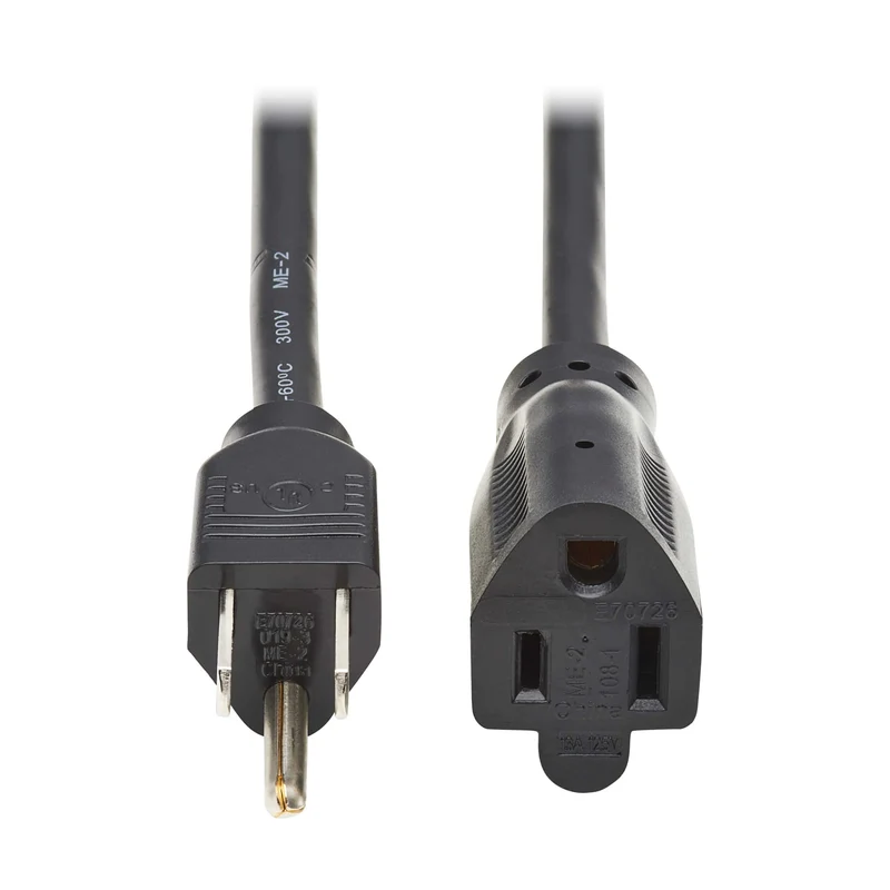 Eaton Tripp Lite Series Power Extension Cord, Nema 5-15P To Nema 5-15R - 13A, 12