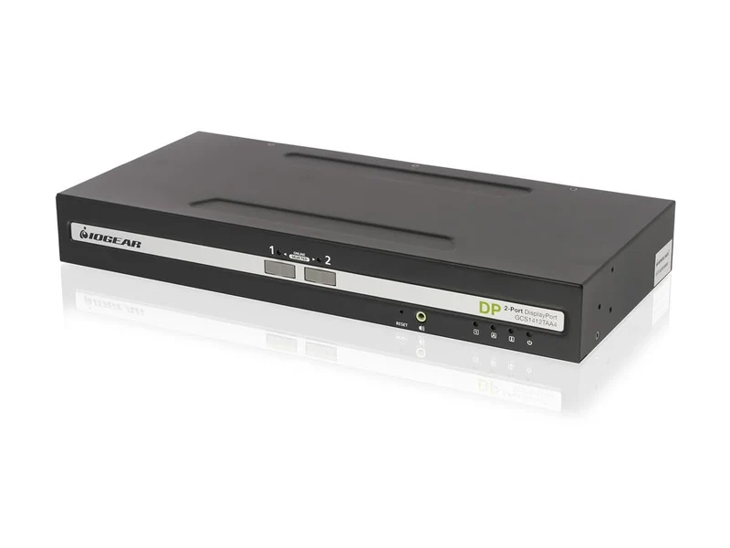 2-Port Single View Displayport Pp4.0 Secure Kvm Switch W/Audio. Taa Compliance