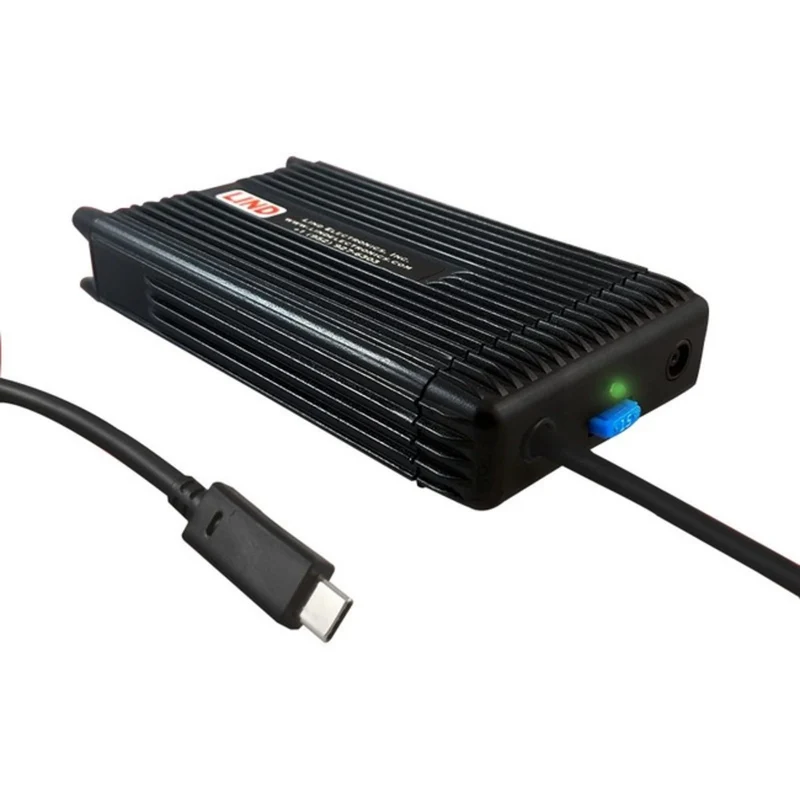 100W Usbc Dc Power Adapter, 11-16Vin, Cig Plug, Straight Usbc