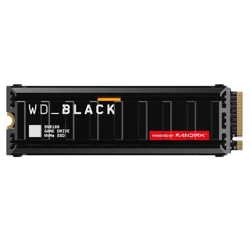 4Tb Wd Black Sn8100 M.2 2280,W/Heatsink