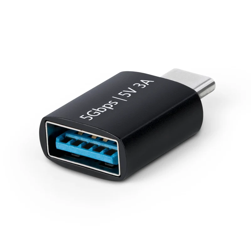 Usb-C To Usb-A Adapter, Usb 5Gbps, Compact Usb-C Male To Usb-A Female Adapter, D