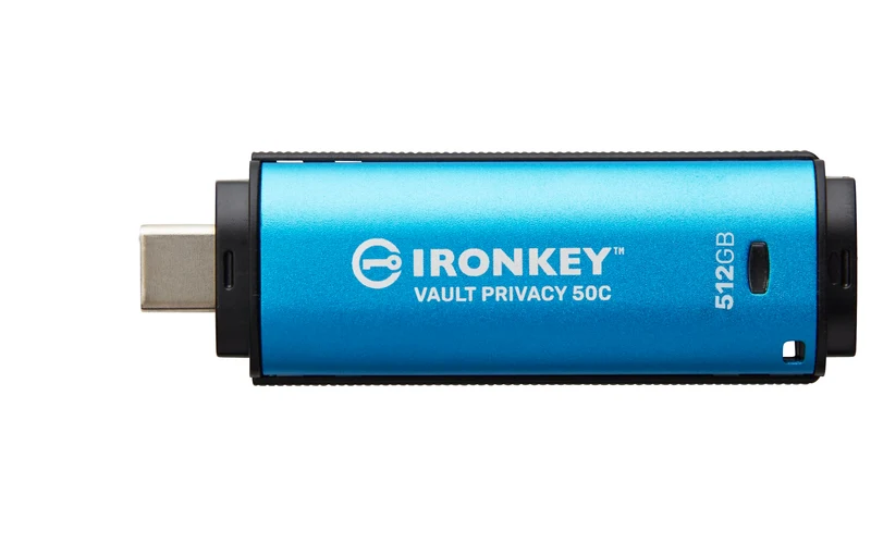512Gb Usb-C Ironkey Vault Privacy 50C Aes-256 Encrypted, Fips 197