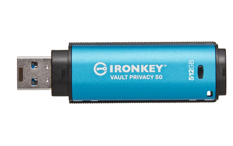 512Gb Ironkey Vault Privacy 50 Aes-256 Encrypted, Fips 197