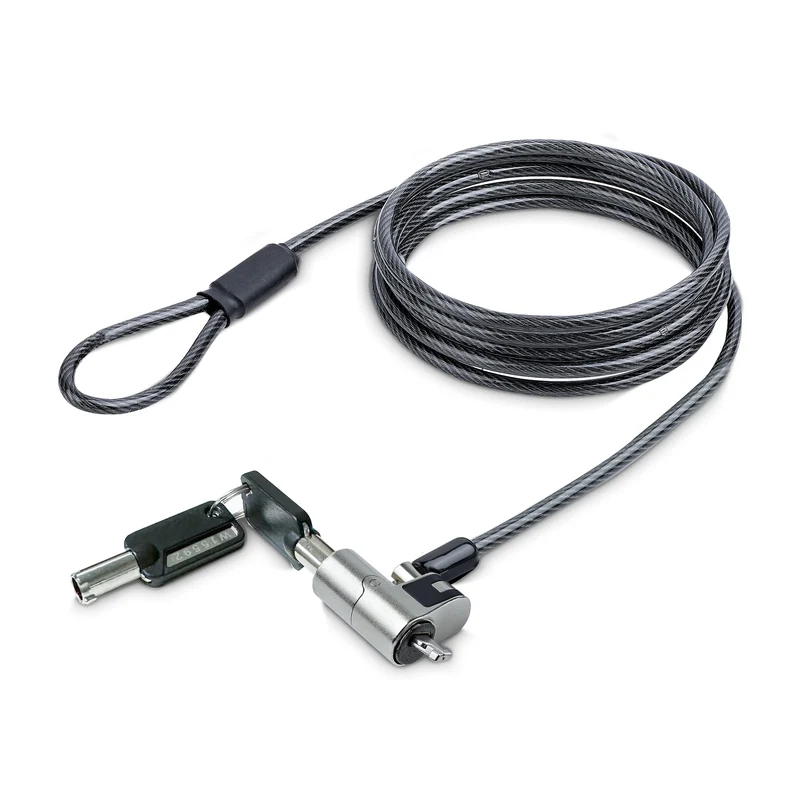 Nano Laptop Cable Lock, 6Ft (2M), Anti-Theft Keyed Lock, Security Cable Locks Na