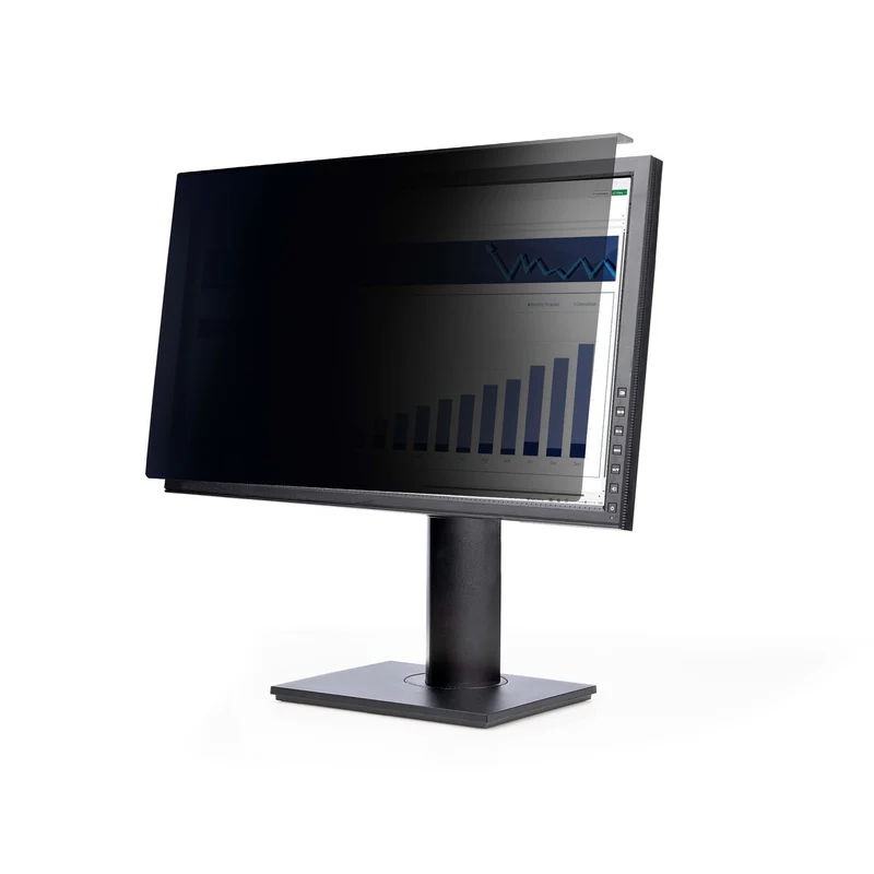 24-Inch 16:10 Computer Monitor Privacy Screen, Hanging Acrylic Filter, Quick-Ins
