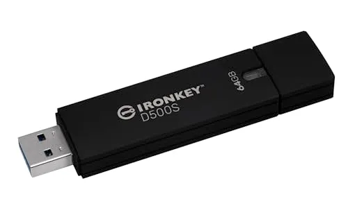 64Gb Ironkey D500S Fips 140-3 Lvl 3 (Pending) Aes-256