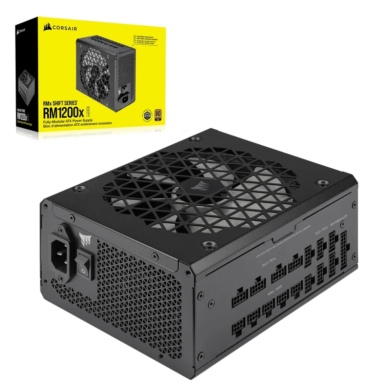 Rmx Shift Series, Rm1200X, 1200 Watt, 80 Plus Gold Certified, Fully Modular Powe