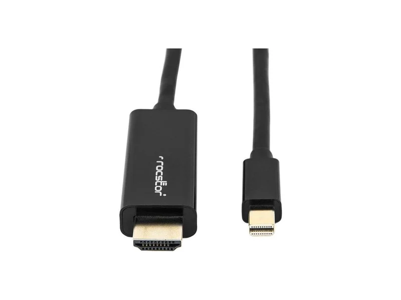 Premium 10 Ft (3M) Mini Displayport To Hdmi Cable - 4K/2K @60Hz - Gold Plated -