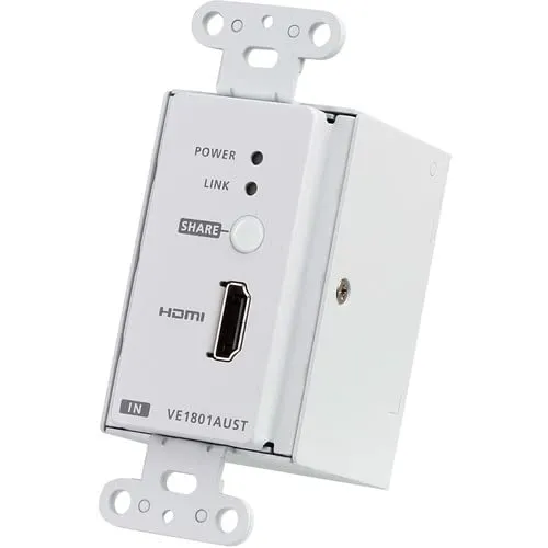 Hdmi Hdbaset Lite Transmitter Wall Plate