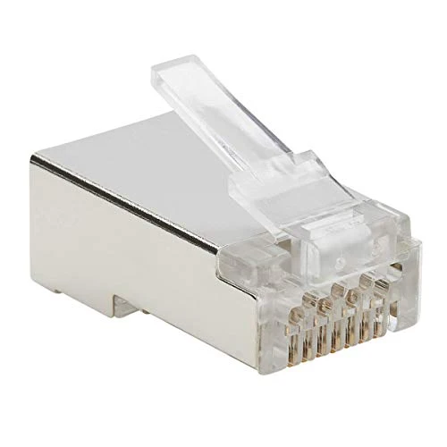 Eaton Tripp Lite Series Cat6 Rj45 Pass-Through Ftp Modular Plug, 100 Pack, Taa
