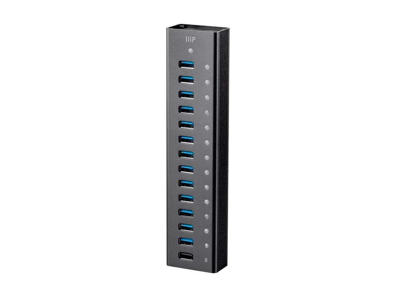 Heavy Duty 13-Port Usb 3.0 Hub_ With Ac Adapter