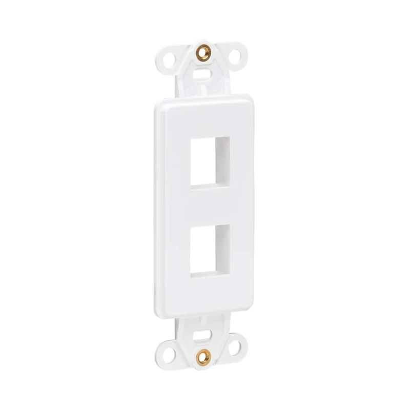 Eaton Tripp Lite Series Center Plate Insert, Decora Style - Vertical, 2 Ports, T