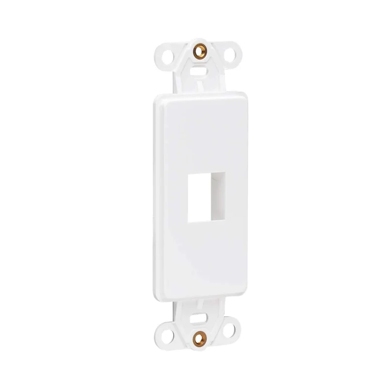 Eaton Tripp Lite Series Center Plate Insert, Decora Style - Vertical, 1 Port, Ta
