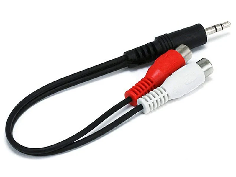2 Rca Jack Cable Black