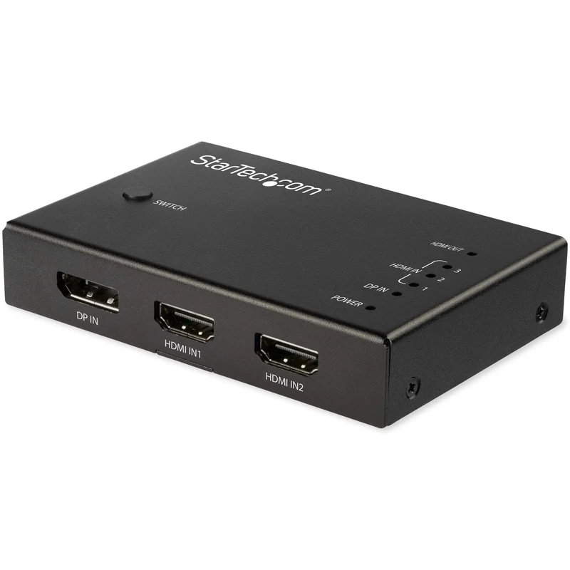 Multi-Port Hdmi Video Switch Supports Hdmi (3X) And Displayport (1X) Input - Hdm