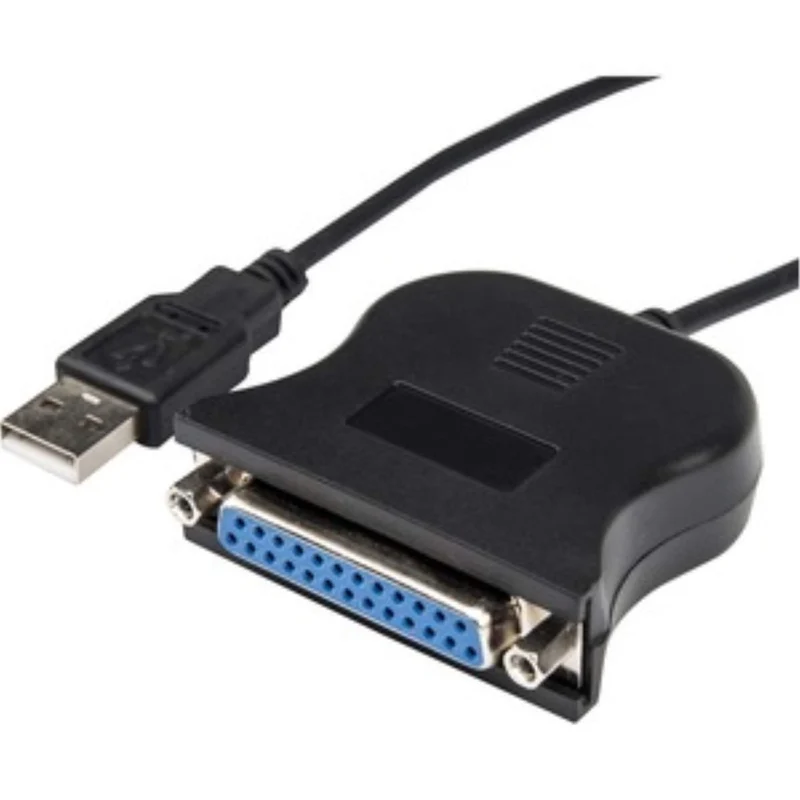 Premium 4 Ft Parallel Printer Adapter - Usb - Db25 Parallel - Type A Male Usb Db