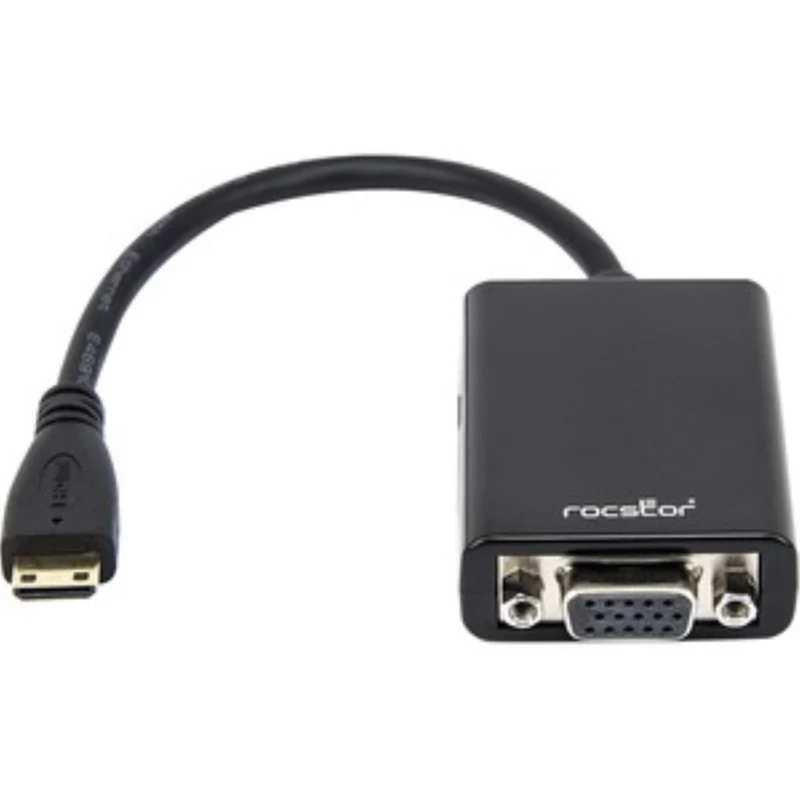 Mini Hdmi To Vga Adapter Adapter - Up To 1920X1080 - Hdmi (Mini Type C) Digital