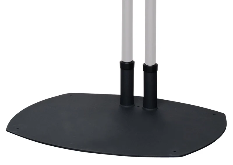 Low-Profile Dual-Pole Floor Stand