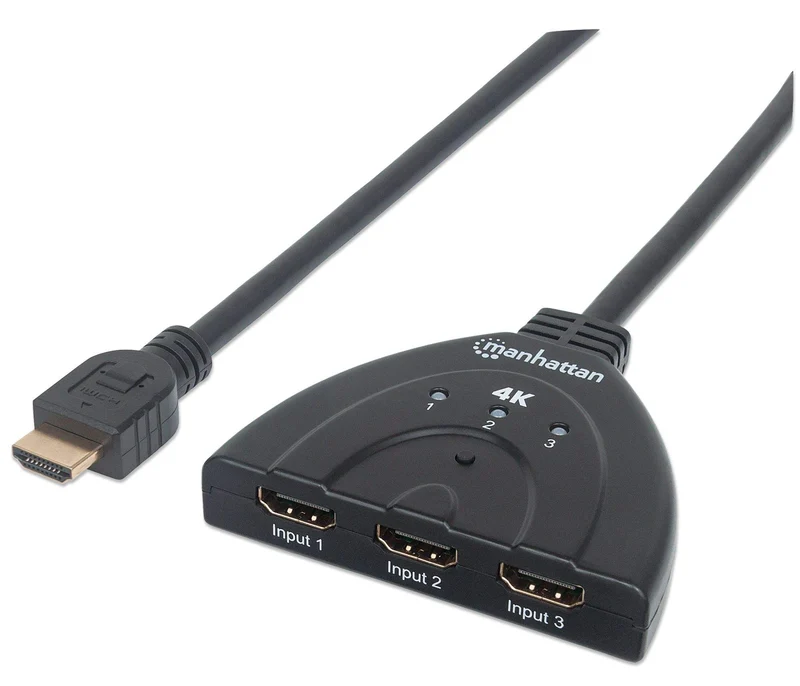 Manhattan 4K60Hz 3-Port Hdmi Switch