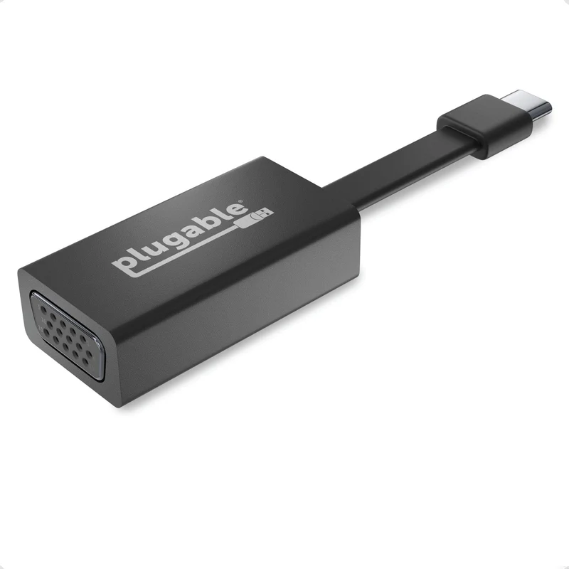 Usb C To Vga Adapter, Thunderbolt 3 To Vga Adapter Compatible With Macbook Pro,