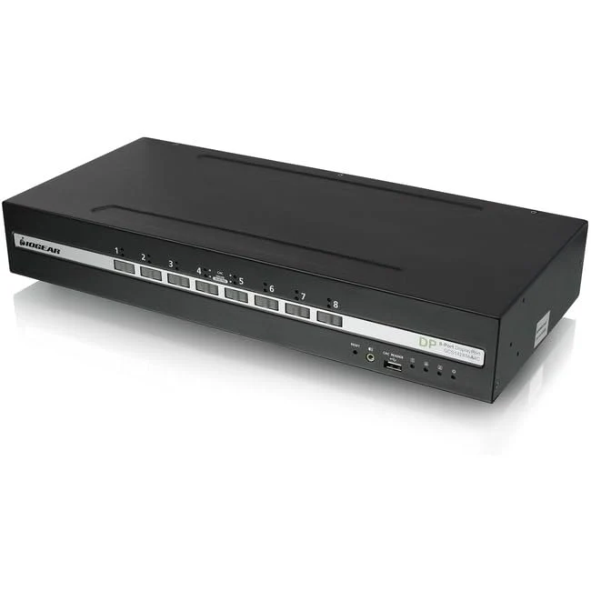 8-Port Dual View Displayport Pp4.0 Secure Kvm Switch W/Audio, Cac, Taa