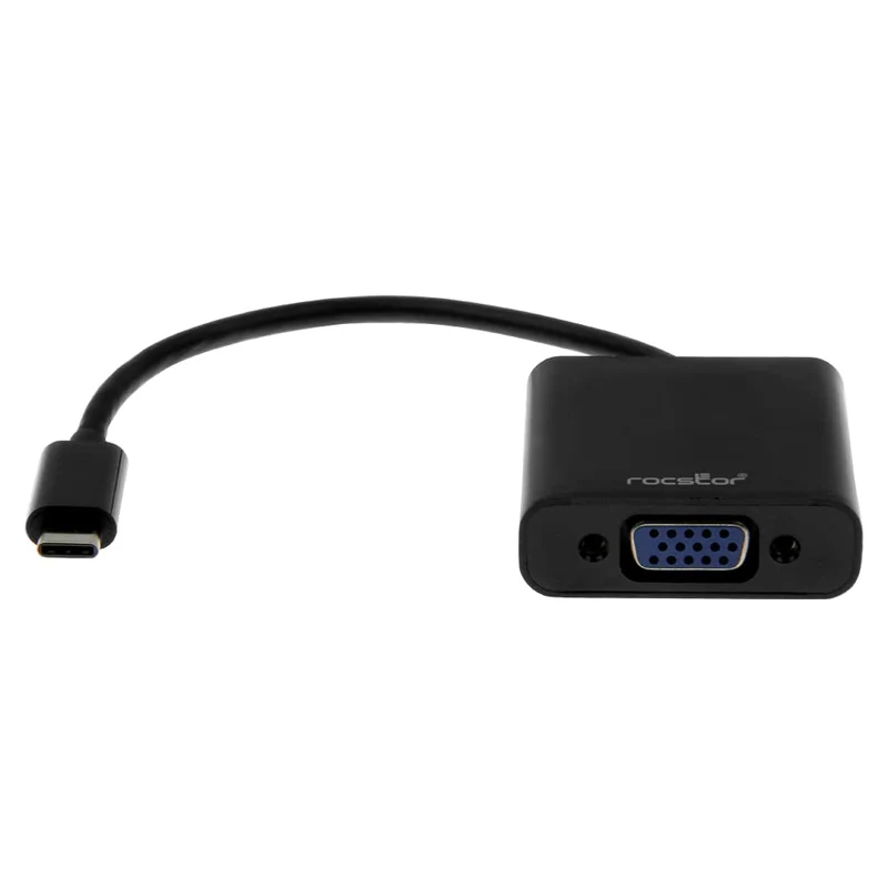 Premium Usb-C To Vga Adapter Converter - 6In - For Macbook, Chromebook, Notebook