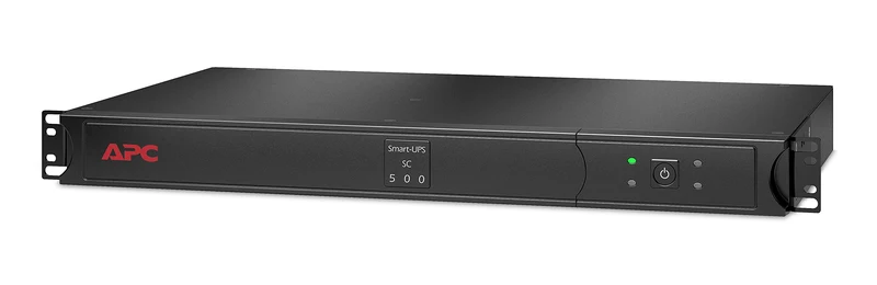 Sc500Rm1U Apc Smart-Ups, Line Interactive, 500Va, Rackmount 1U, 120V, 4X Nema 5