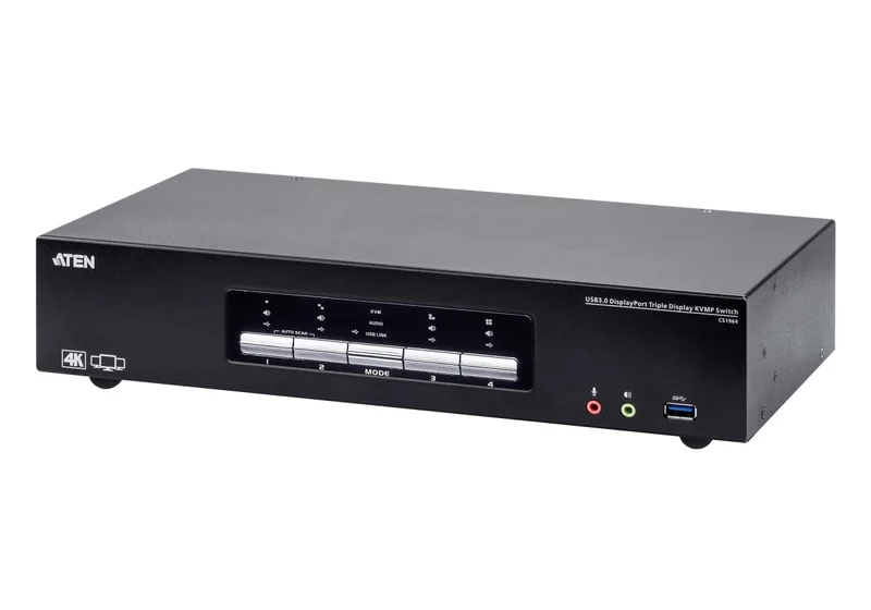 4-Port Usb3.0 4K Displayport Triple Display Kvmp Switch