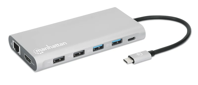 Usb-C Pd 12-In-1 Triple-Hdmi Monitor Docking Station With Mst