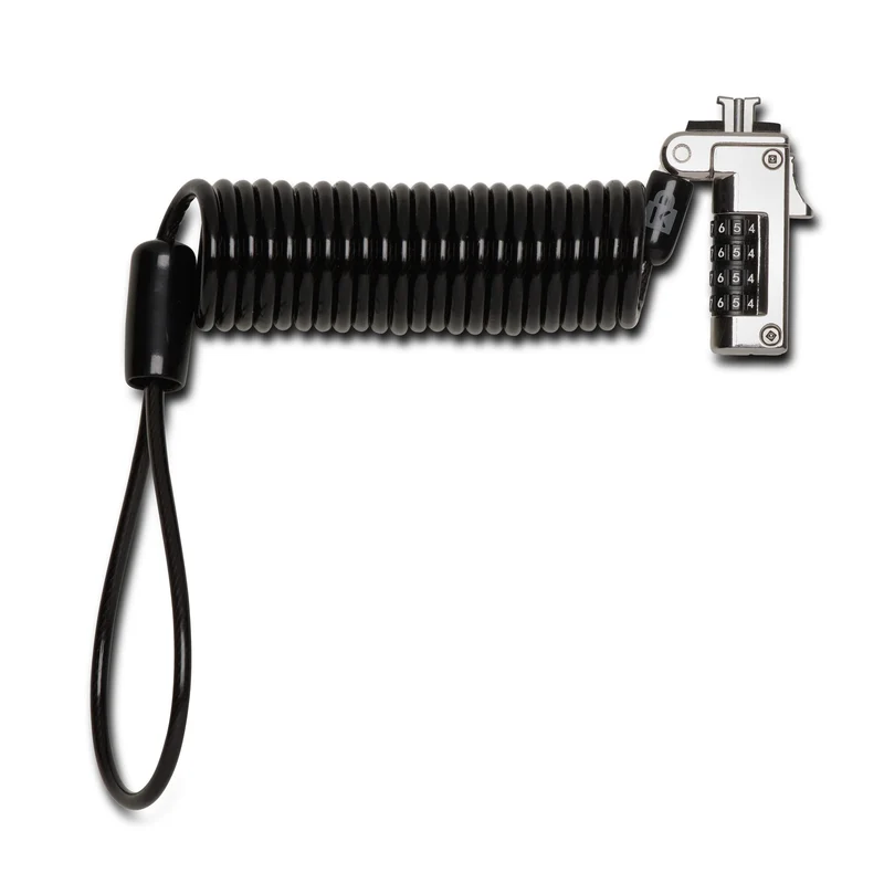 Slim Portable Combination Lock For Standard Slot