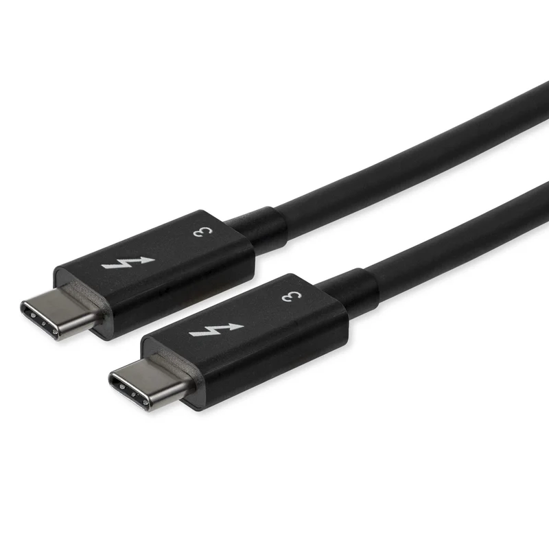 2.6Ft (80Cm) Passive Thunderbolt 3 Cable - Delivers Consistent 40 Gbps Performan
