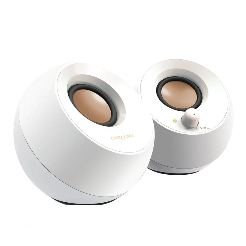 Creative Pebble (White)-Sys,Spkr Creative Pebble Ww-R N Wh,Model No.Mf1680,Speak
