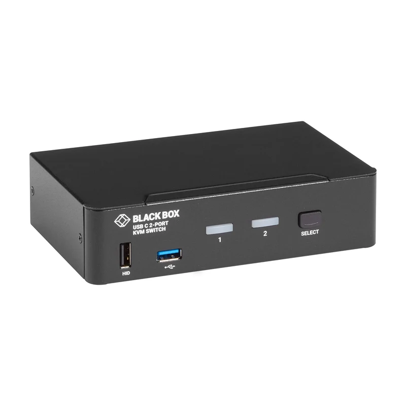 The 2-Port Usb-C 4K Kvm Switch Allows Total Control Of Two Usb-C Enabled Compute