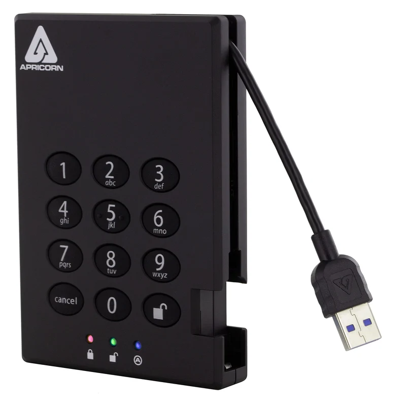 500Gb 256B Aes Xts Encrypted, Usb 3.0