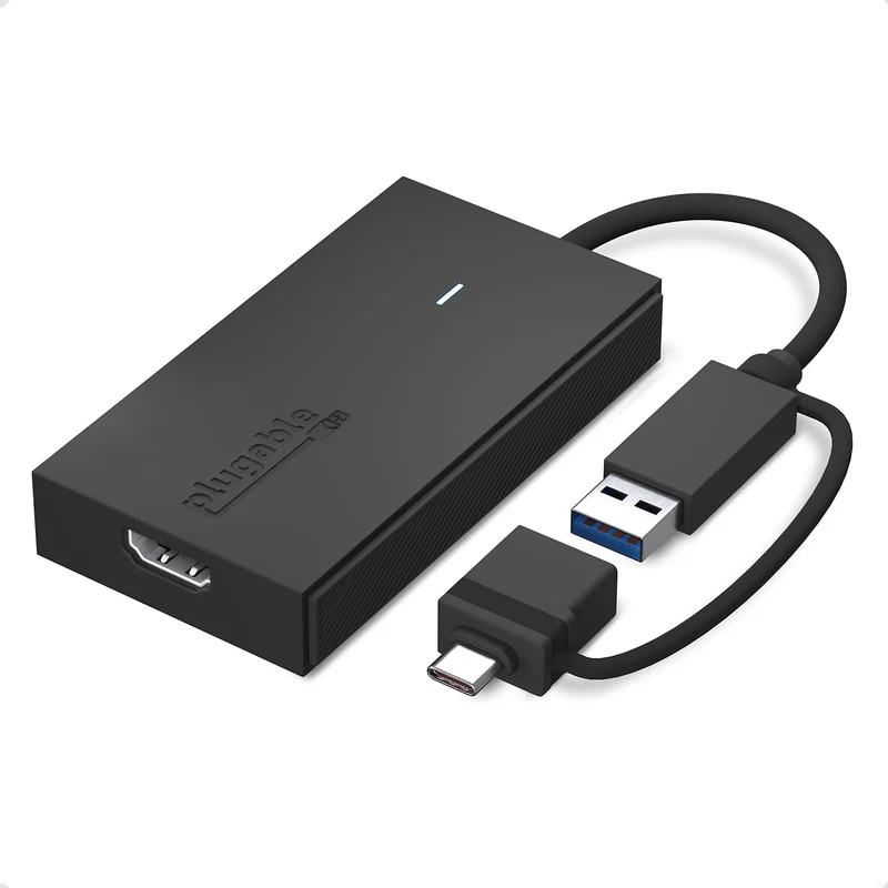 Plugable Usb C Or Usb 3.0 To Hdmi Adapter, Universal Video Graphics Adapter For