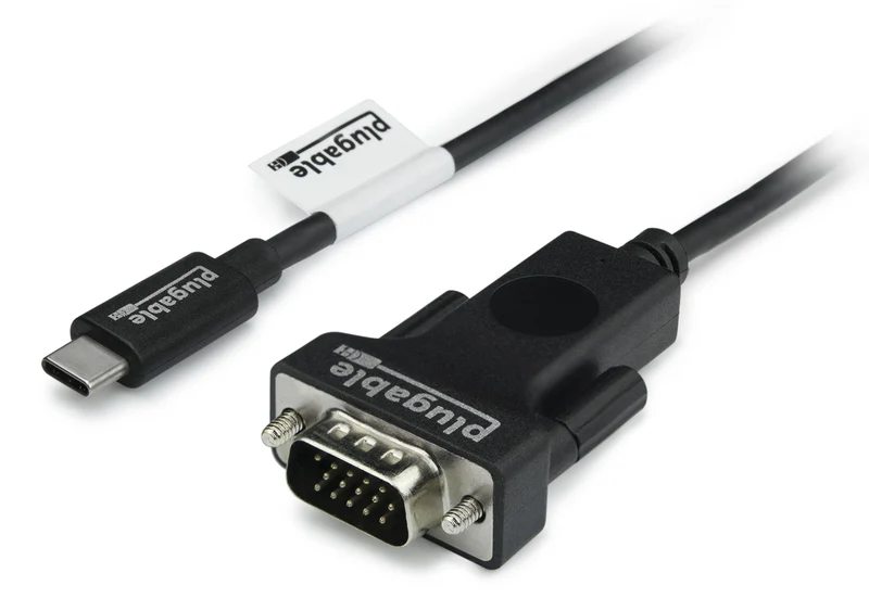 Plugable Usb C To Vga Cable - Driverless , Connect Your Usb-C Or Thunderbolt 3 L