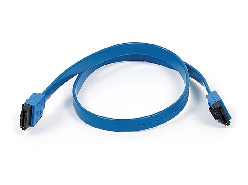 Sata Cable W/Locking Latch - Blue 18In