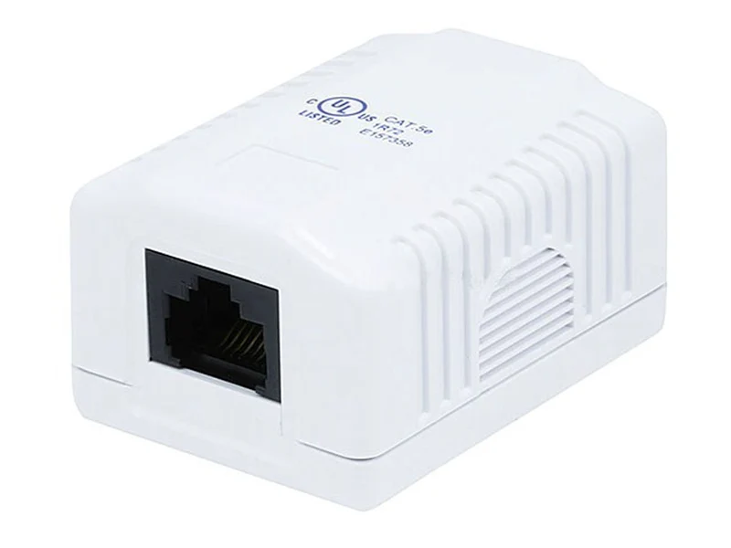 Surface Mount Box Cat5E Single