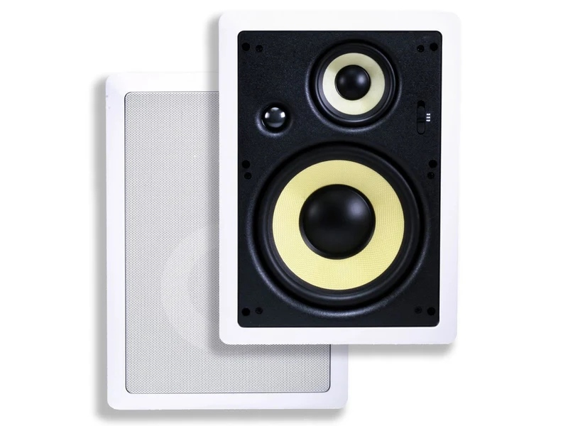 In Wall Speakers 8 Inch Fiber 3-Way (Pr)