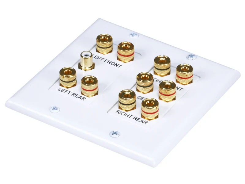 Surround Sound Wall Plate 5.1