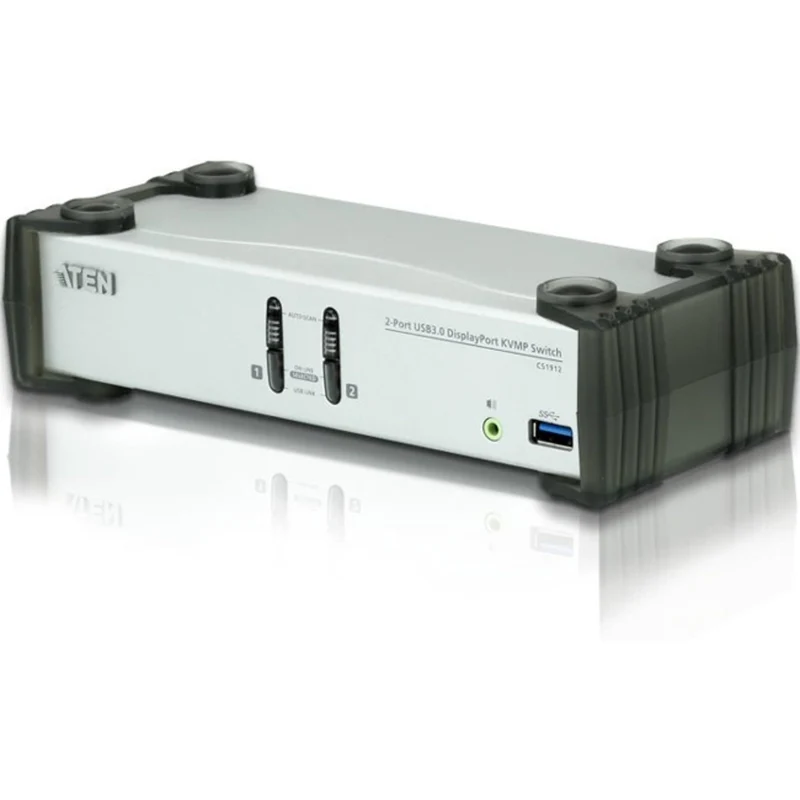 2-Port Usb 3.0 Dispalyport Kvmp Switch Support Up To 3840X2160 30Hz