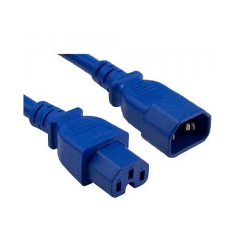 C14 To C15 10Ft Blue Pwr Extension Cord