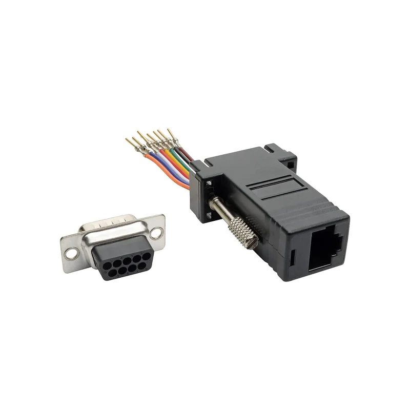 Eaton Tripp Lite Series Db9 To Rj45 Modular Serial Adapter (M/F), Rs-232, Rs-422