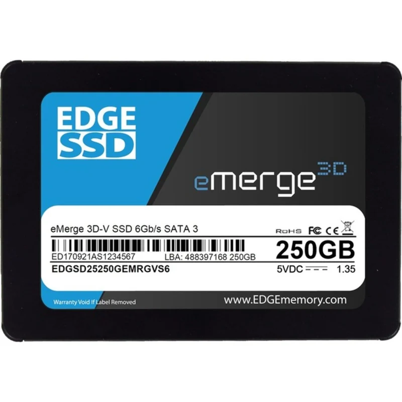250Gb 2.5 Emerge 3D-V Ssd - Sata 6Gb/S