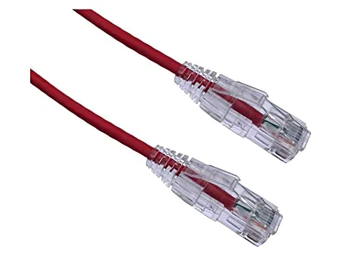 Axiom 3Ft Cat6 Bendnflex Ultra-Thin Snagless Patch Cable 550Mhz (Red) - Limited