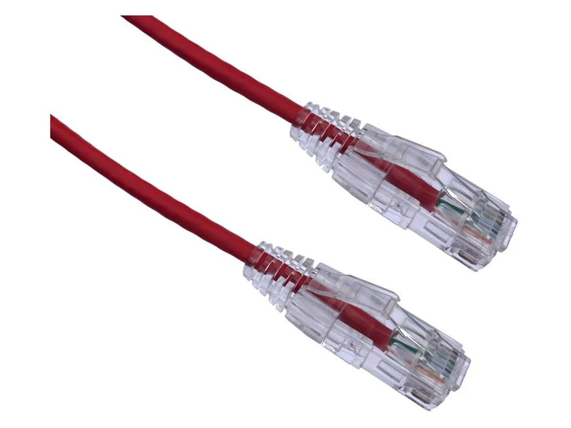 Axiom 12Ft Cat6 Bendnflex Ultra-Thin Snagless Patch Cable 550Mhz (Red) - Limited